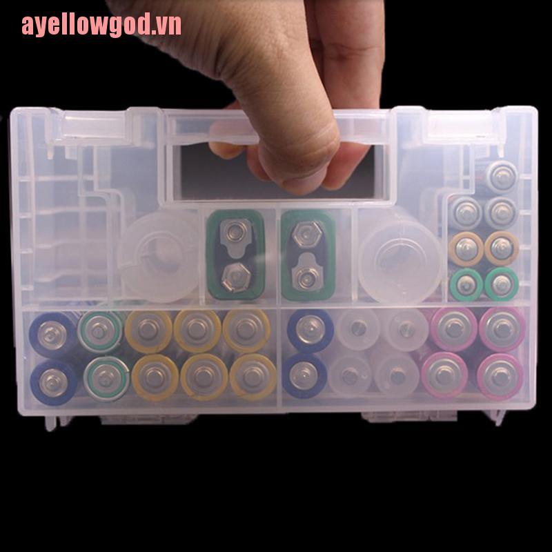 Hộp Nhựa Đựng Pin AA AAA C D 9V