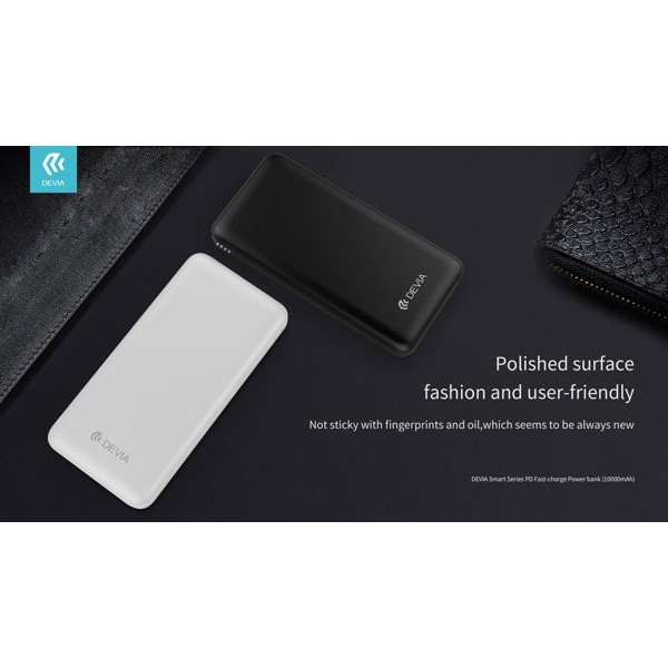 Pin dự phòng Devia 10.000 mAh sạc nhanh PD 18W chính hãng