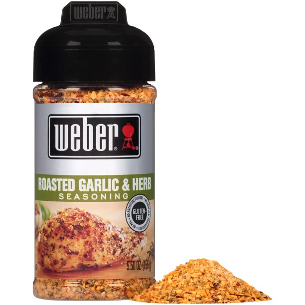 Weber Roasted Garlic &amp; Herb gia vị ăn kiêng 0 calo - 156gram