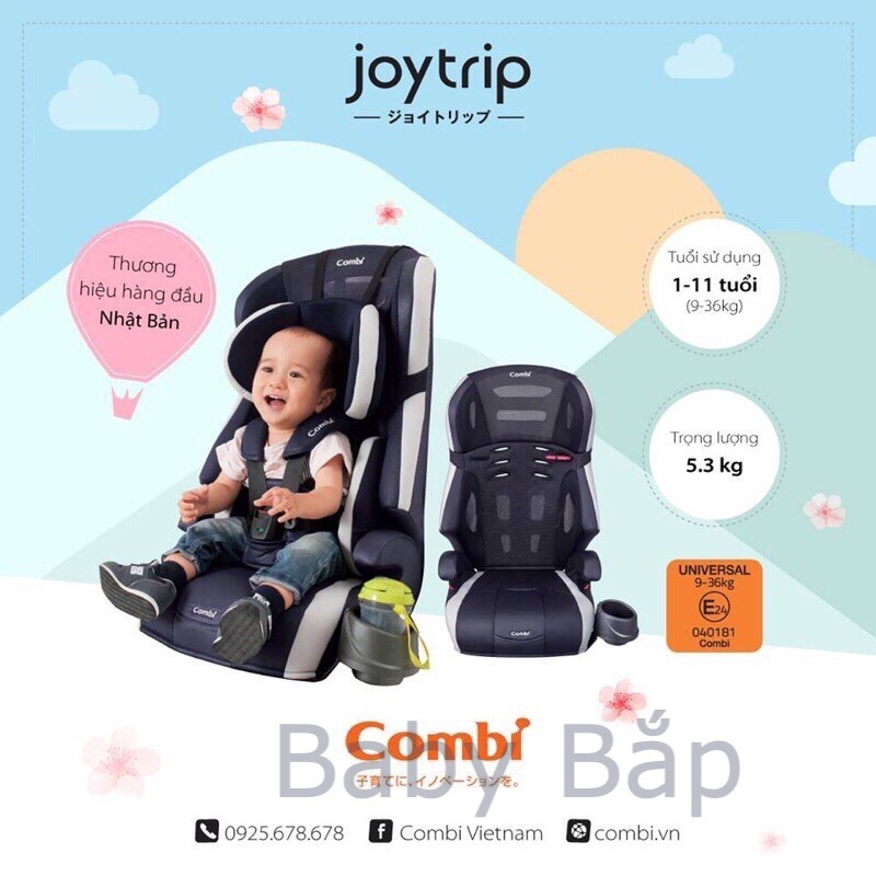 Ghế Ngồi Ô Tô Nhật Bản COMBI JOYTRIP PLUS