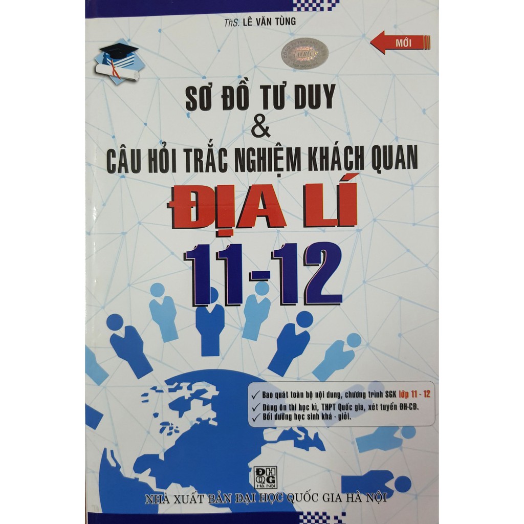 Sách - Sơ đồ tư duy & câu hỏi trắc nghiệm khách quan Địa Lí 11 - 12