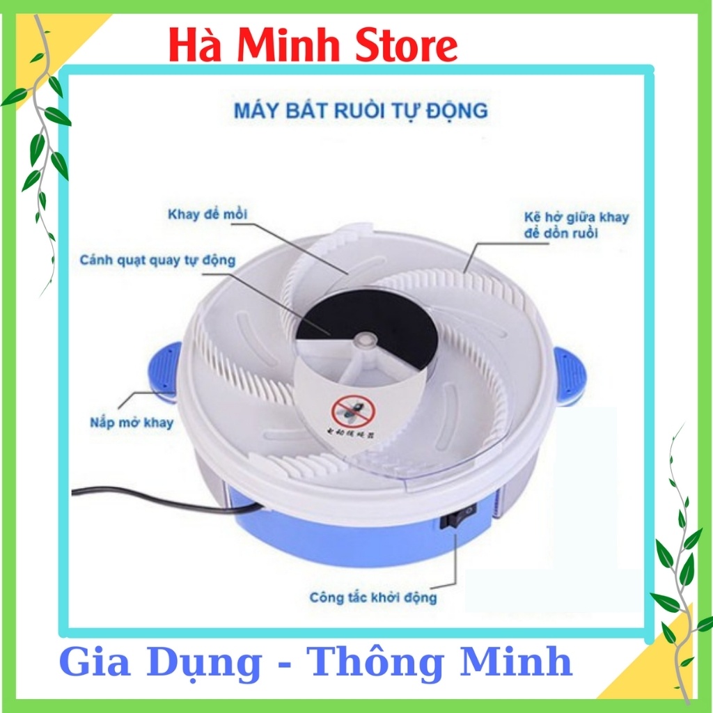 [Khắc Tinh Loài Ruồi] Máy Bắt Ruồi Tự Động Cao Cấp - Bẫy Ruồi Thông Minh - Phiên Bản Nâng Cấp Mới Nhất 2021