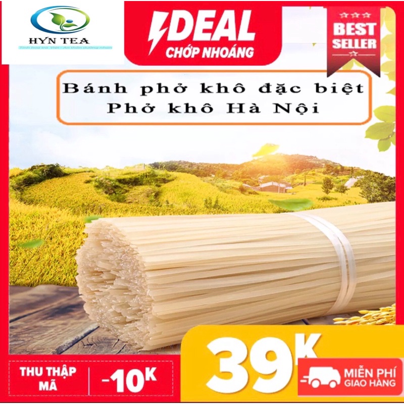1KG Mì Phở gạo sạch khô nhà làm- Bún, Hủ Tiếu Khô- Mỳ Phở Gạo Rice Vermicelli Sợi dài khô sạch đảm bảo an toàn