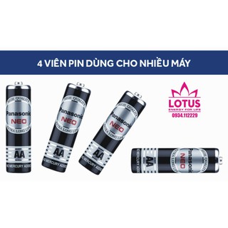 Pin AA tiểu Đen 1- 4 viên Panasonic R6NT/4S Chính Hãng