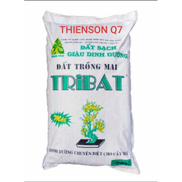 Đất Trồng Mai TRIBAT 10Kg 20dm Đã Trộn Phân