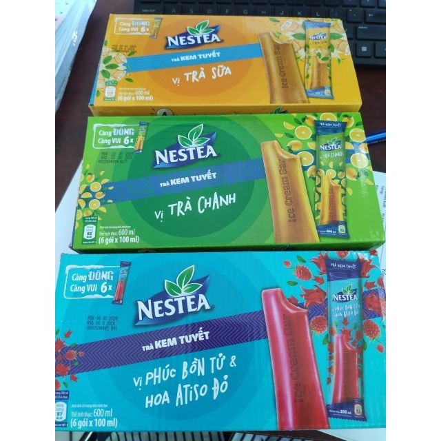 Một hộp - 6 chiếc kem tuyết NESTEA vị trà chanh | BigBuy360 - bigbuy360.vn