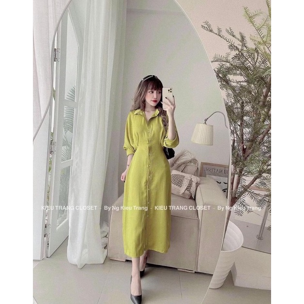 Váy chun eo tay bồng ZARA