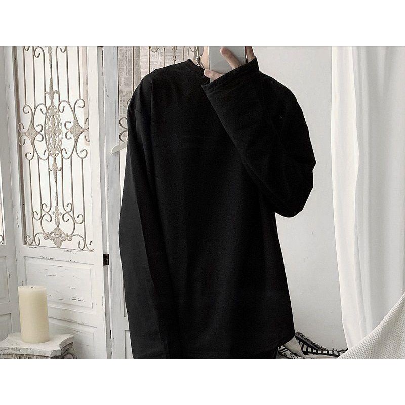 Áo thun Tay dài Sleeves BLACK and WHITE Basic Unisex