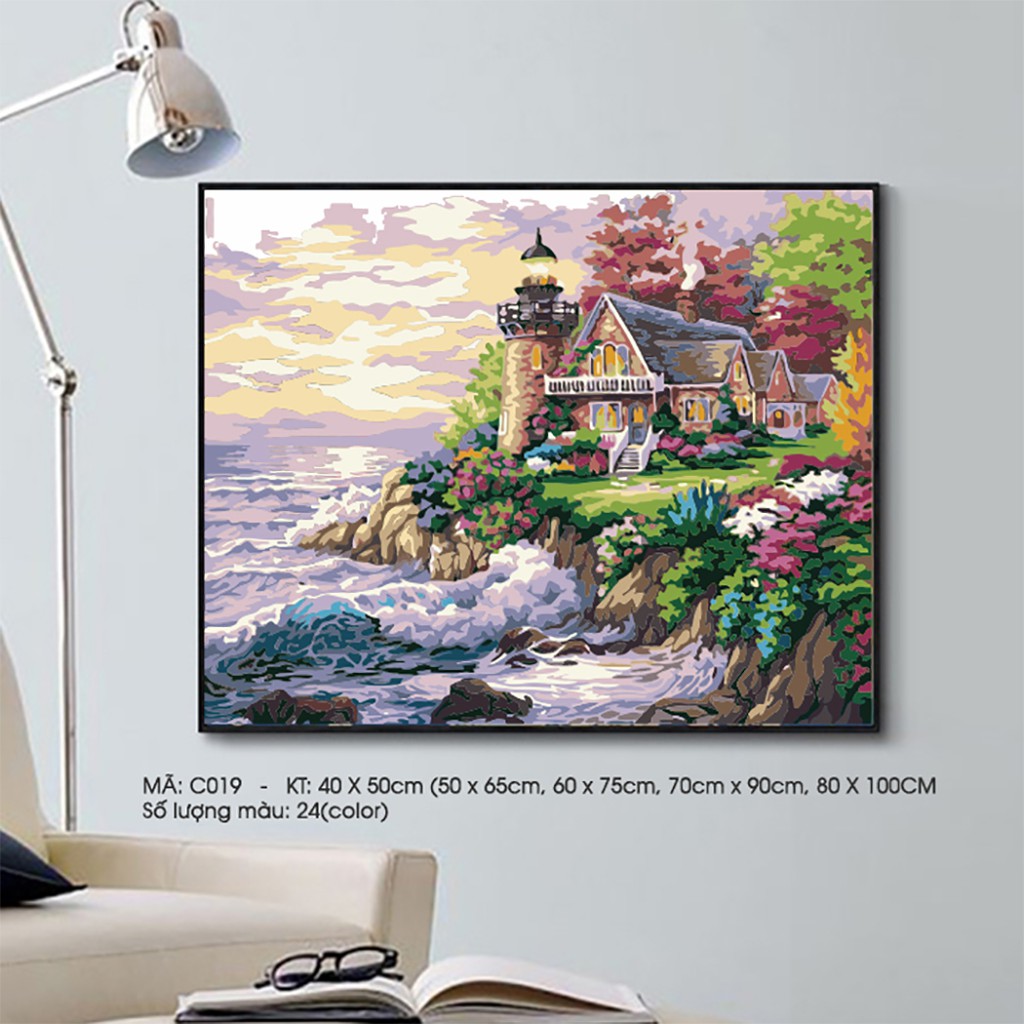 Tranh Sơn Dầu Số Hóa Phong Cảnh Tiệm Nhà Mít 50 Mẫu Đẹp Nhất Hàng Có Sẵn | BigBuy360 - bigbuy360.vn