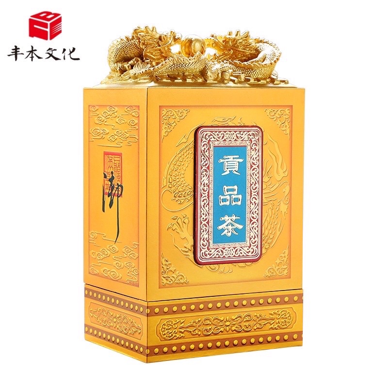 Hộp Long Ấn đựng trà sang trọng
