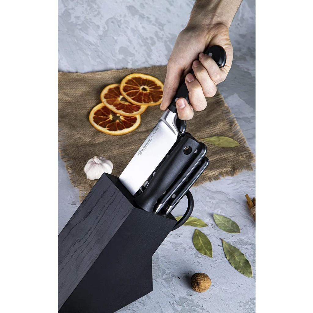 BỘ DAO WUSTHOF CLASSIC BLACK 7 MÓN