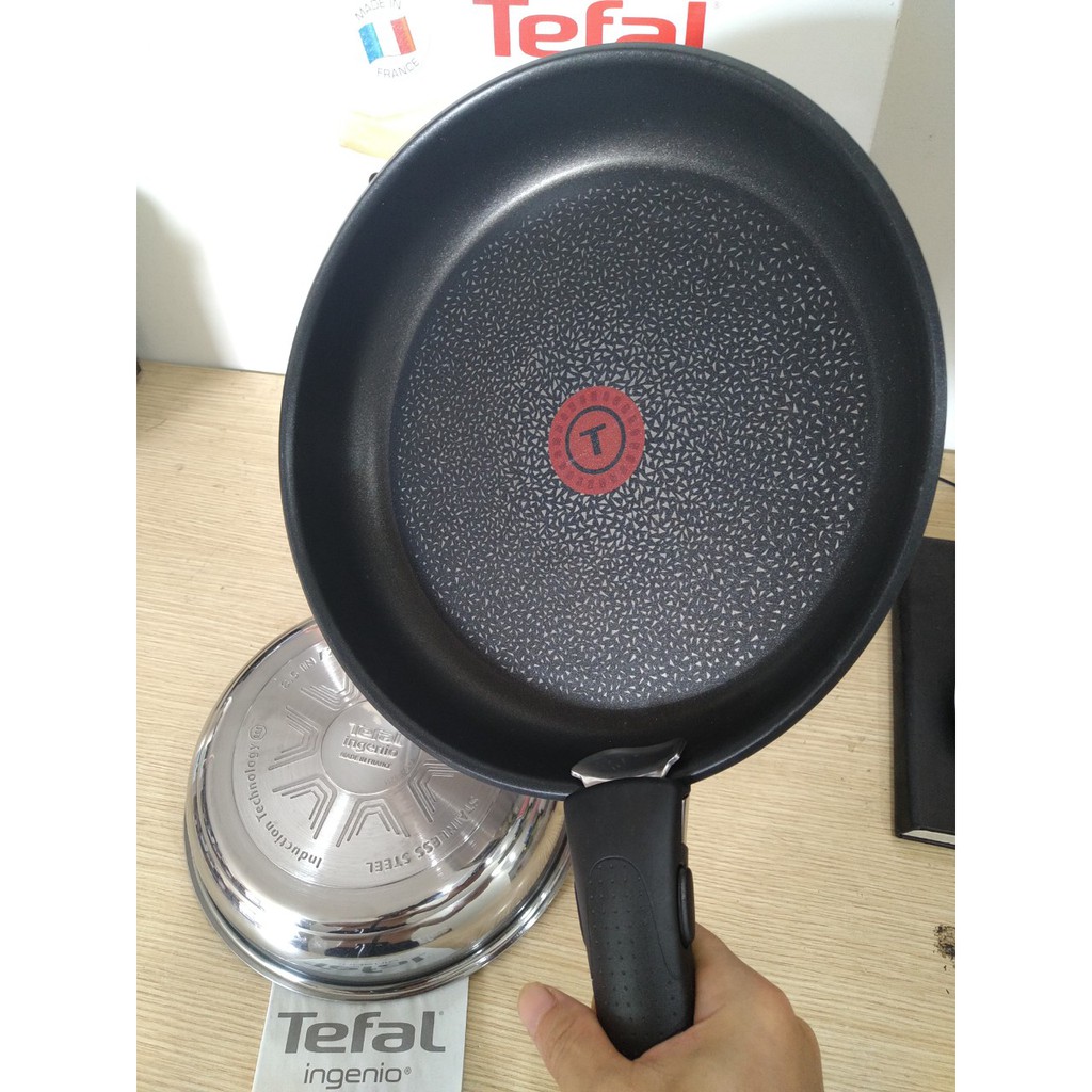 Set chảo tay cầm rời Tefal Ingenio Preference 22-26 cm; 24-28cm made in France - TÀI TRANG HÀNG ĐỨC