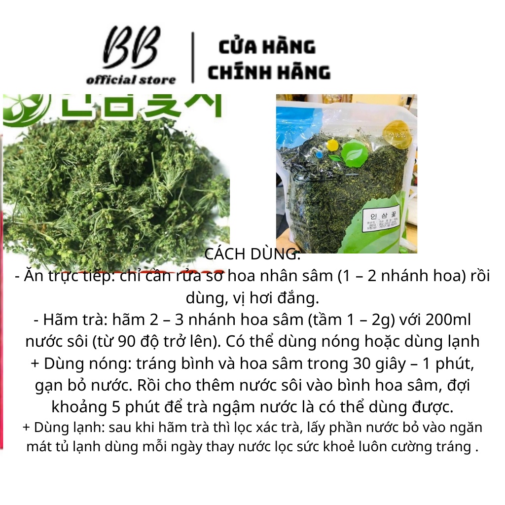 Trà hoa sâm hàn quốc giảm cân dễ ngủ đẹp da 500g chính hãng | BigBuy360 - bigbuy360.vn