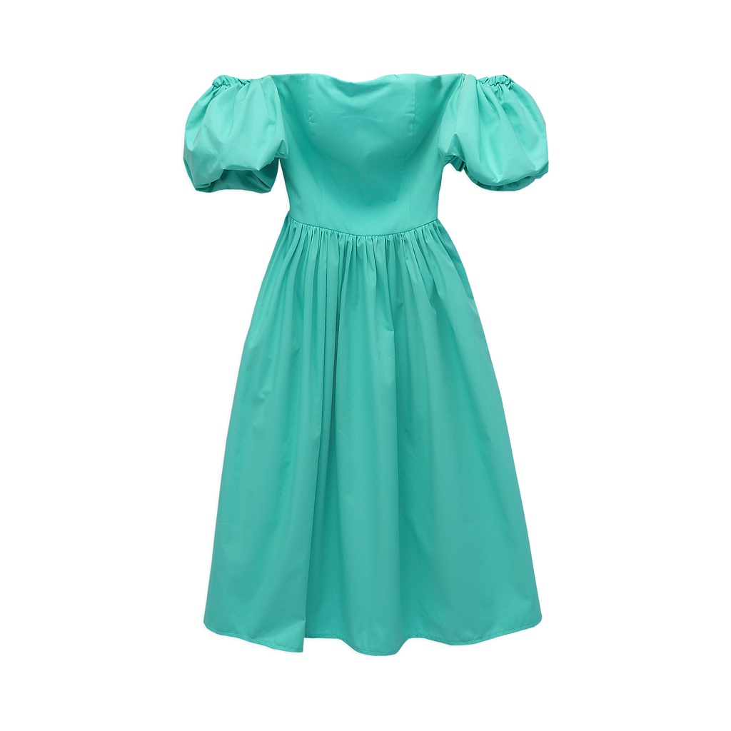 Đầm Dài Nữ Pumpkin Sleeves , Chất vải Kate Ướt thoải mái , WDD000159,SOMEHOW