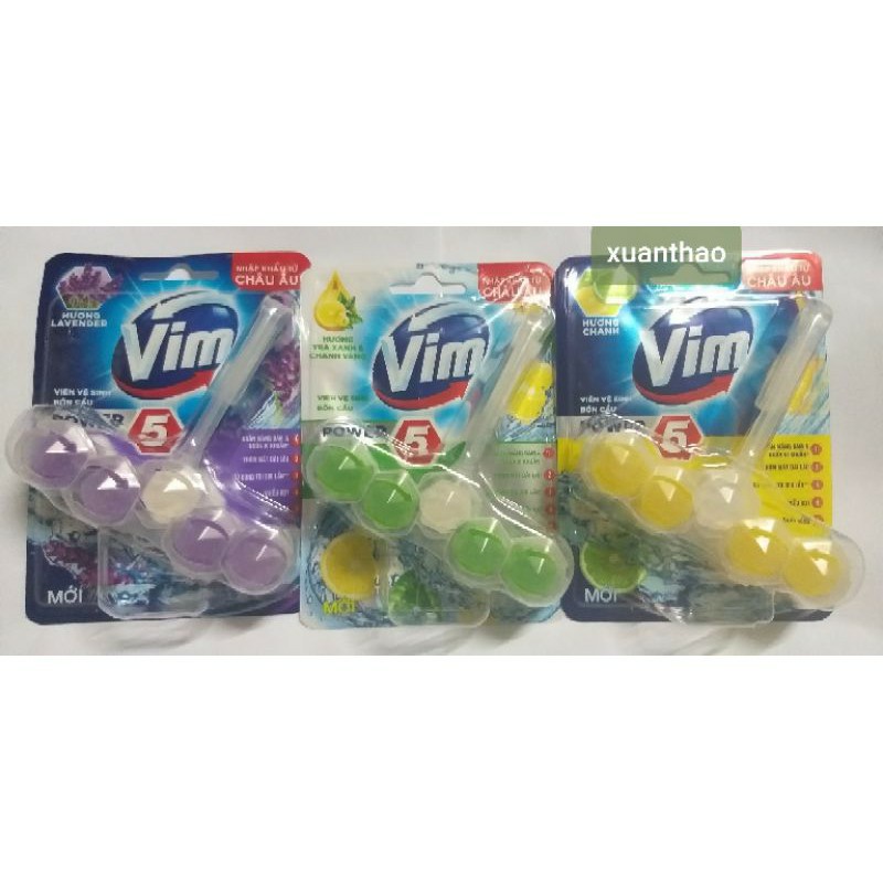 Viên Treo Bồn Cầu Vim Tẩy Rửa Diệt Vi Khuẩn 55g