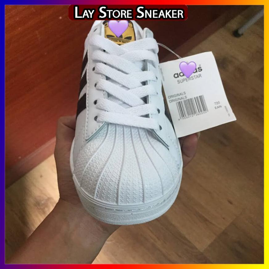 Giày Thể Thao Trắng Sọc Đen Cao Cấp nam nữ