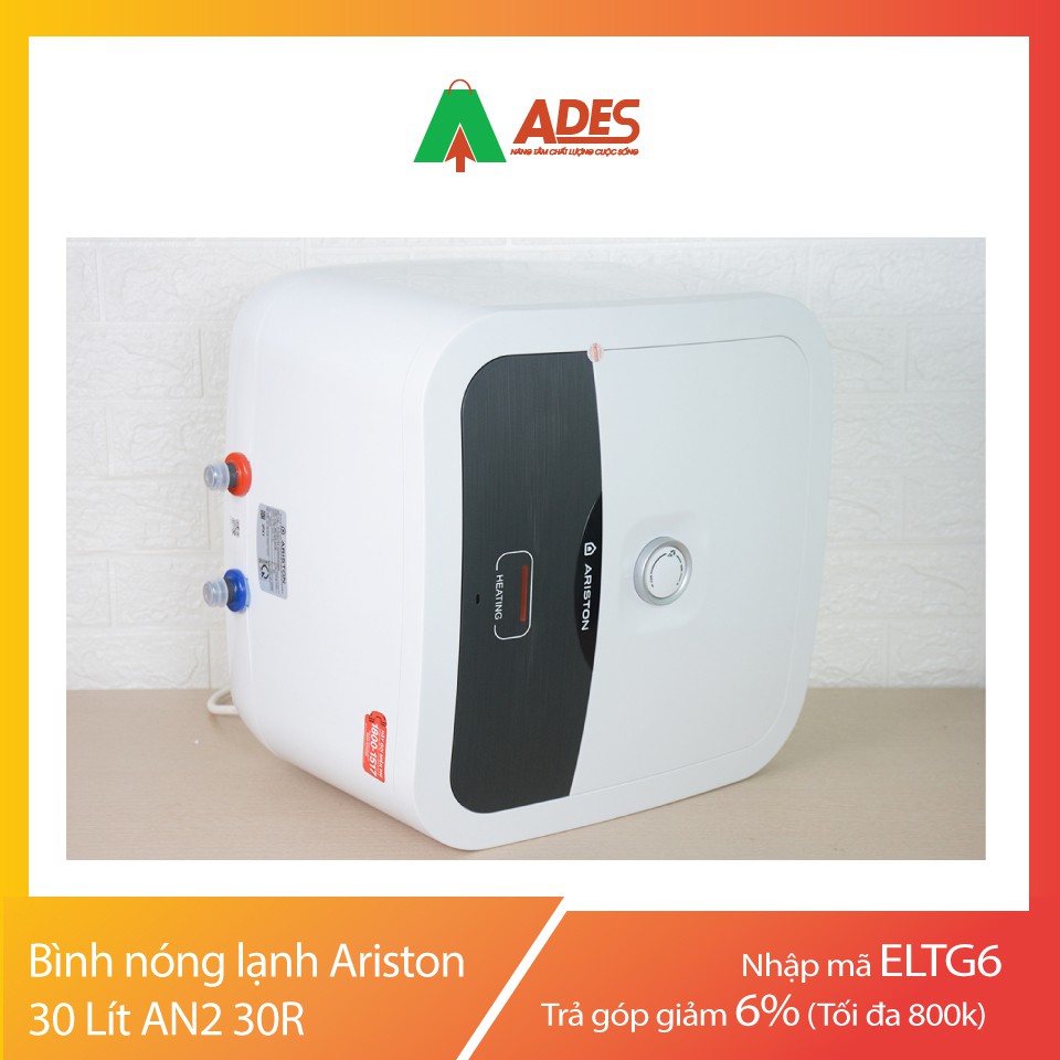 [Mã 154ELSALE2 giảm 7% đơn 300K] Bình Nóng Lạnh Ariston 30 lít AN2 30R | Chính Hãng, Giá Rẻ