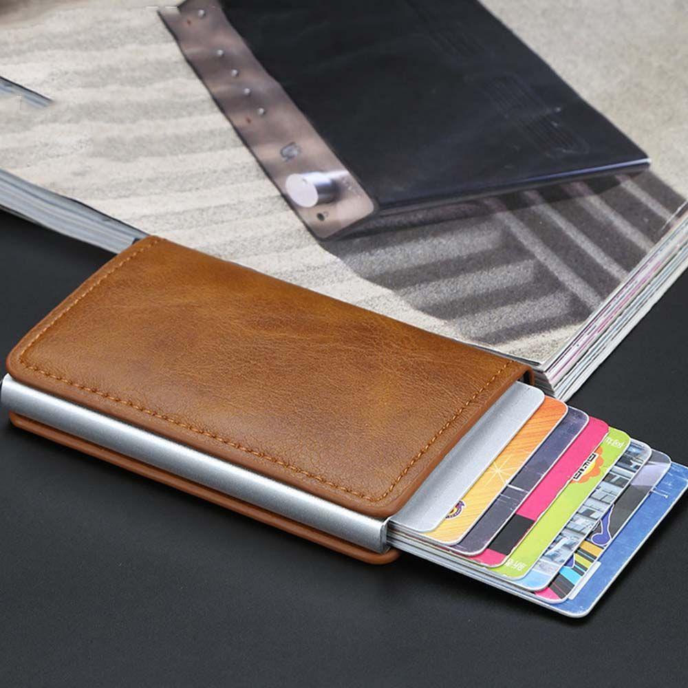 Ví Da Nhiều Ngăn Đựng Thẻ Đa Năng Chống Thấm Nước Thời Trang Cho Nam MXGOODS