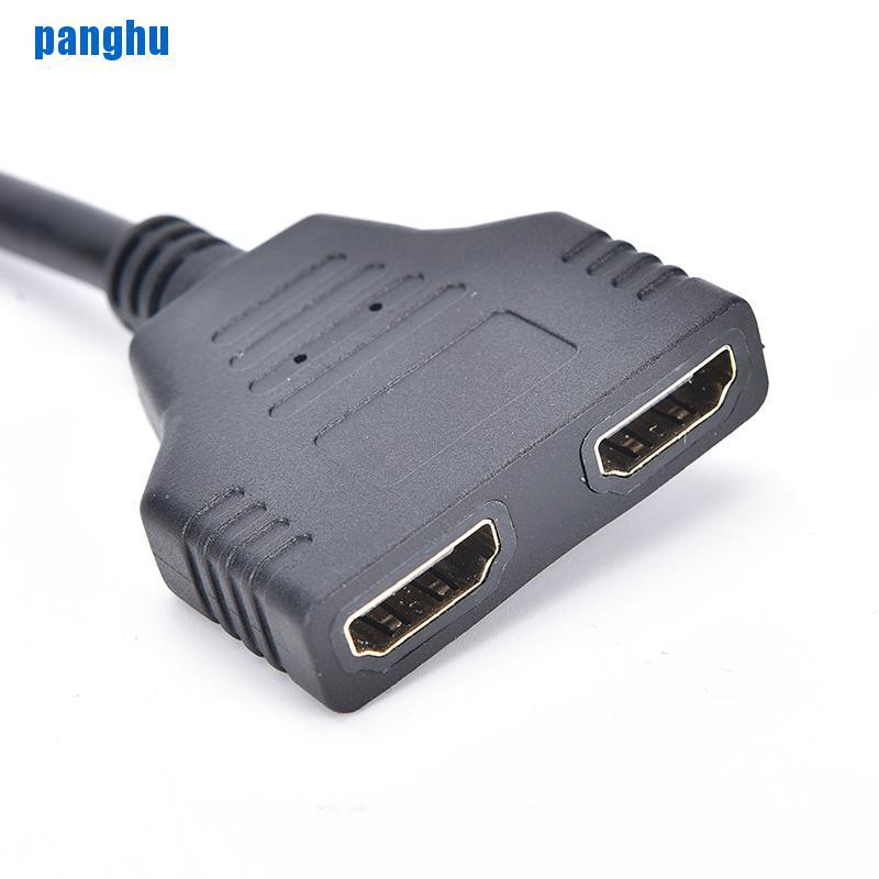 (Hàng Mới Về) Đầu Chuyển Đổi 1080p Hdmi Sang 2 Cổng Female 1 Trong 2 Đầu Tiện Dụng | BigBuy360 - bigbuy360.vn