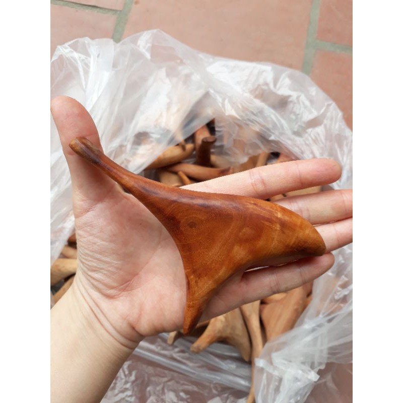 Dụng Cụ Bấm Huyệt Bằng Gỗ Kiểu Thái - Chim Én - Mẫu riêng của Mộc Ánh Dương