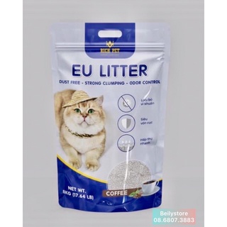 Cát vệ sinh mèo siêu vón EU hương cafe 10L