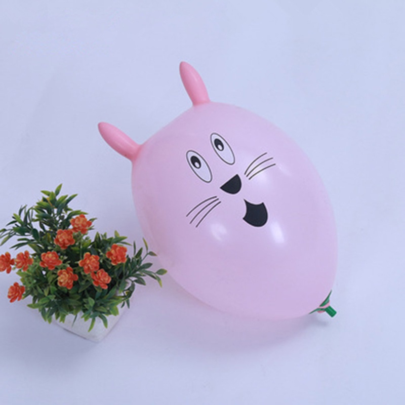 Bong Bóng Latex Bơm Hơi Hình Thỏ Dễ Thương Dùng Trang Trí Tiệc Cưới