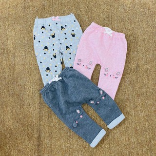 Set 3 quần legging lót lông cho bé