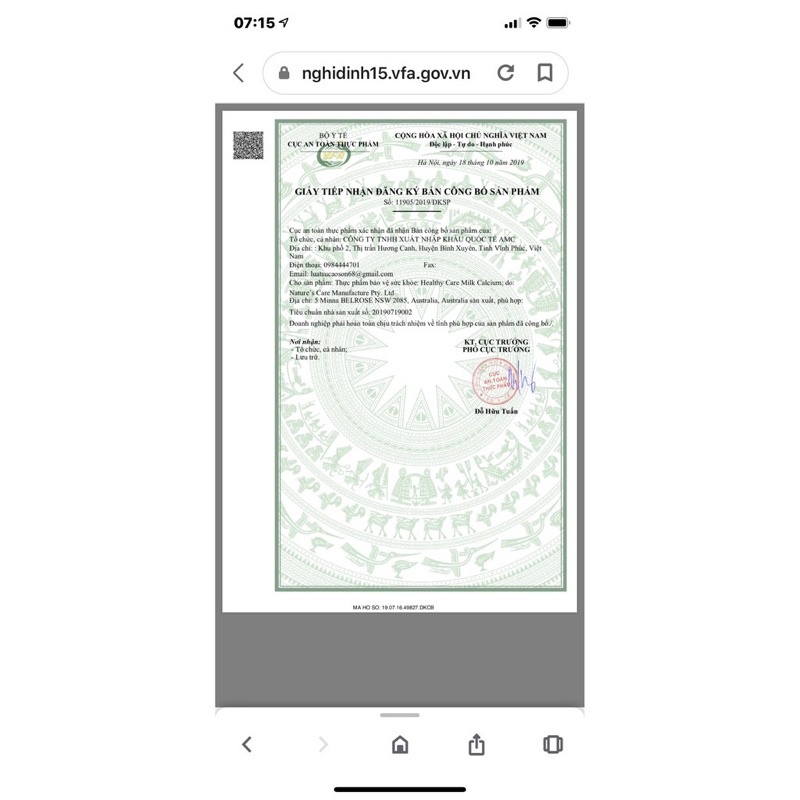 Viên uống CANXI MILK HEATHYCARE 60 viên hàng nội địa Úc