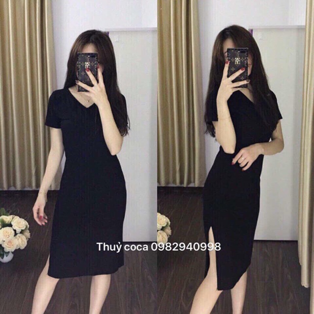 ĐẦM BODY CỔ TIM THUN BORIP DÀY DẶN | BigBuy360 - bigbuy360.vn