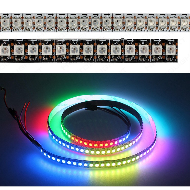 LED DÁN WS2812B FULL MÀU 144LED 1 MÉT | BigBuy360 - bigbuy360.vn