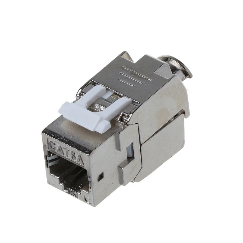 Đầu Nối Chuyển Đổi IOR RJ45 Keystone Cat6 6A FTP Chất Liệu Hợp Kim Kẽm