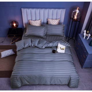 Bộ Chăn Ga Gối 5 Món Cotton Lụa  3F  Combo Set Bộ Chăn Drap Ra Ga Gối Nệm Đệm Trải Giường Cotton Lụa 5 Món