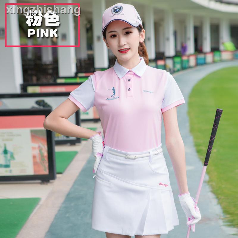 Áo Thun Đánh Golf Tay Ngắn Chất Liệu Thoáng Khí Thời Trang Xuân Hè Cho Nữ 4.20