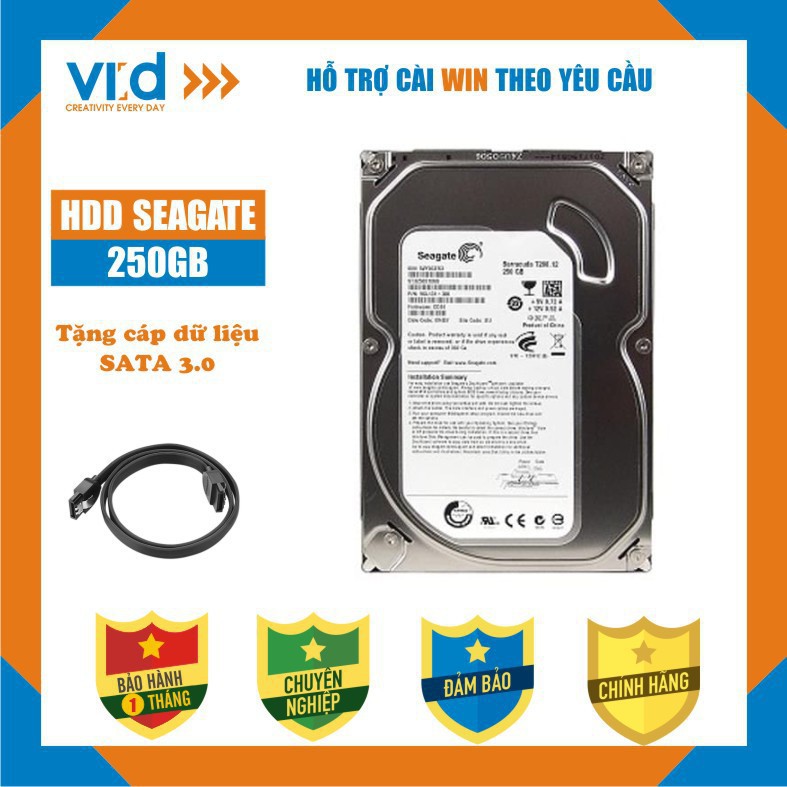 DUYD TYĐS Ổ cứng HDD Seagate 250GB/500GB - Tặng cáp sata 3.0 - Hàng tháo máy đồng bộ nhập khẩu - Bảo hành 1 tháng 25 20