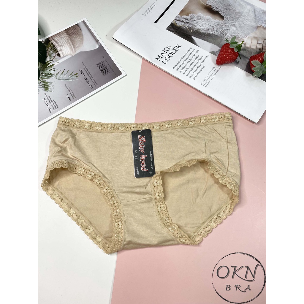 Quần Lót Cotton Nữ Thái Lan, Quần Lót Cotton Cạp Thấp Sisterhood 551