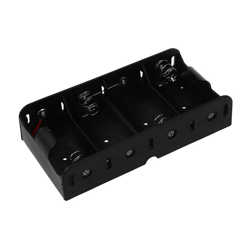Hộp đựng pin 4x1.5V D có kẹp lò xo tiện dụng