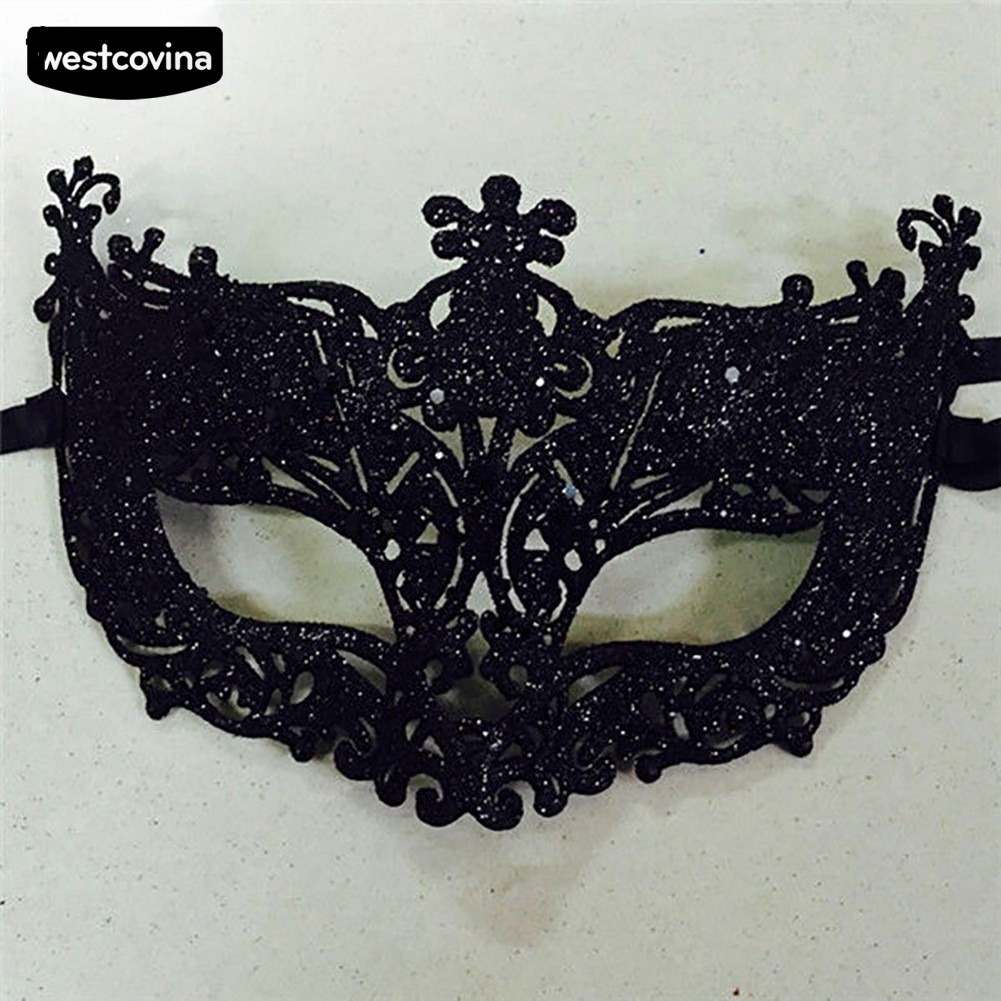 Mặt nạ hóa trang lễ Halloween lấp lánh sang trọng