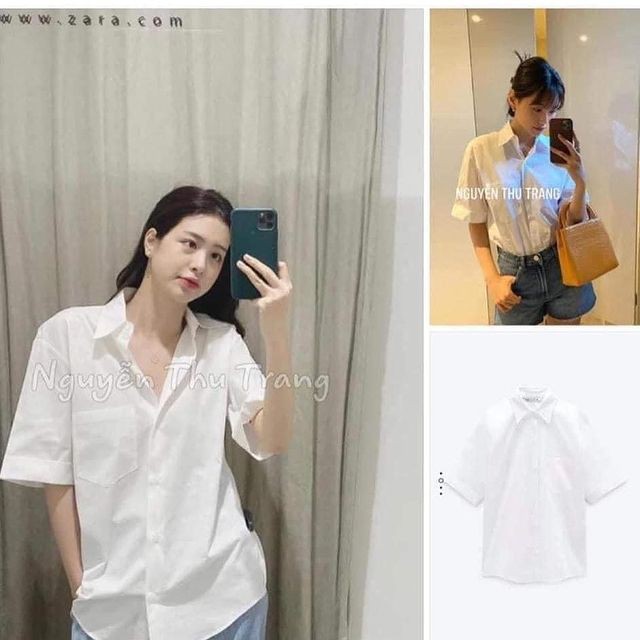 Áo sơ mi cộc tay nữ 7811/545 +2% shopee