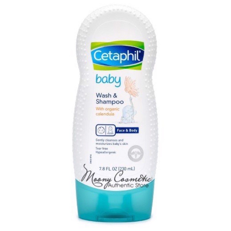 Sữa tắm gội toàn thân cho bé Cetaphil hoa cúc và rửa mặt Cetaphil genlte