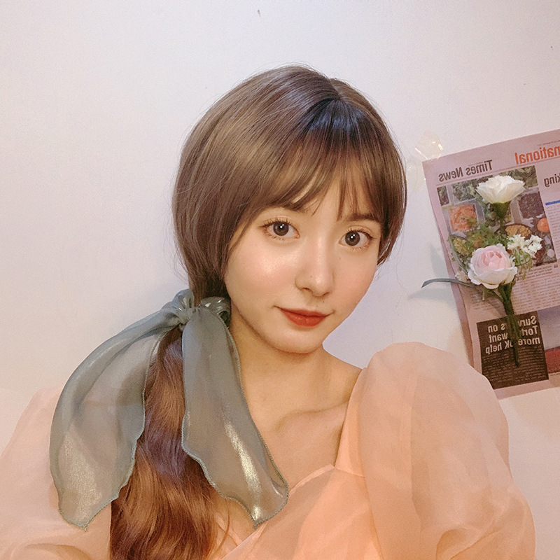 Dây Buộc Tóc Đính Nơ Ruy Băng Xinh Xắn