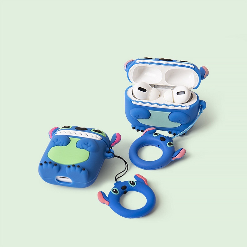 Vỏ Bảo Vệ Hộp Sạc Tai nghe không dây AirPods 1 2 3 4 Pro inPods i12 i12s Pro Bằng Silicon Mềm Họa Tiết Hoạt Hình 3D