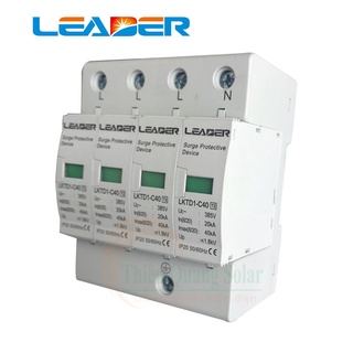 Chống sét lan truyền AC 3 pha 4 cực 385V 20-40ka hãng Leader
