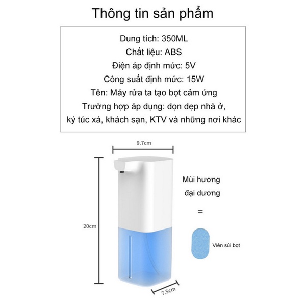 Máy Nhả Xà Phòng cảm ứng tự động RoHS certificate 🧼🧼