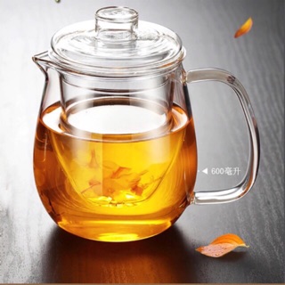 Bình pha trà thuỷ tinh lõi lọc 600ml
