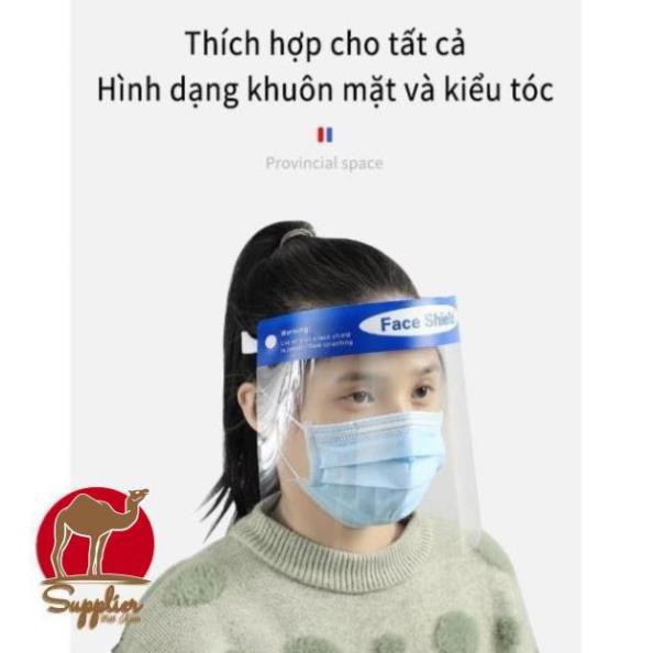 [ QUẬN 2-GIAO SIÊU TỐC ] Tấm chắn chống giọt bắn trong suốt nhựa PVC - Face Shield Mask