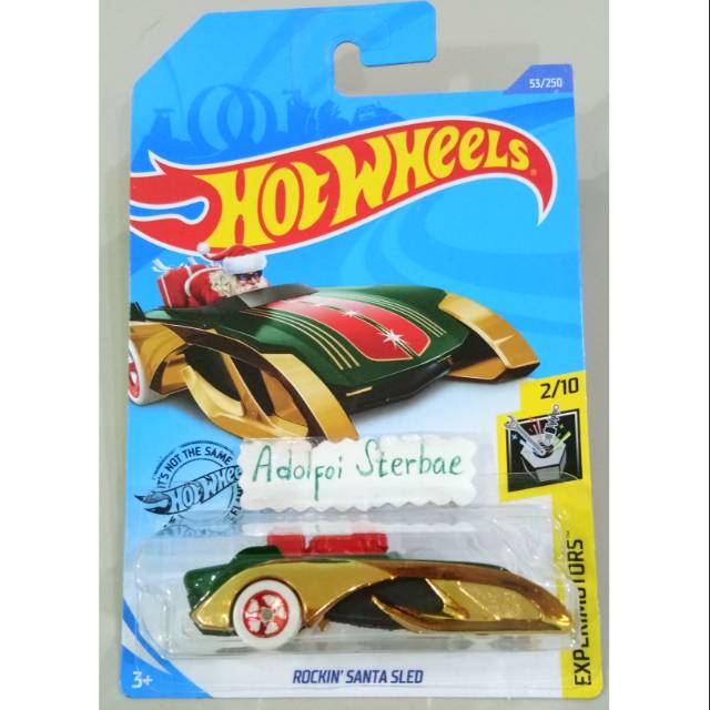 Hotwheels Mô Hình Xe Đồ Chơi Rockin Santa Sled Experi