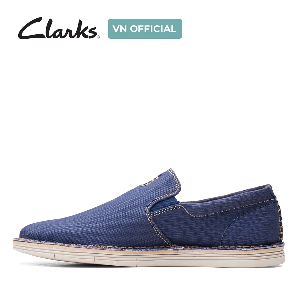 Giày Sục Nam CLARKS Forge Free màu Xanh Blue