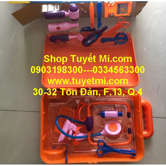 Bộ đồ chơi vali kéo bác sĩ chuyên nghiệp