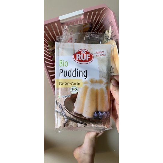 Bột Pudding Vani hữu cơ Bio Ruf gói 40g (mẫu mới)