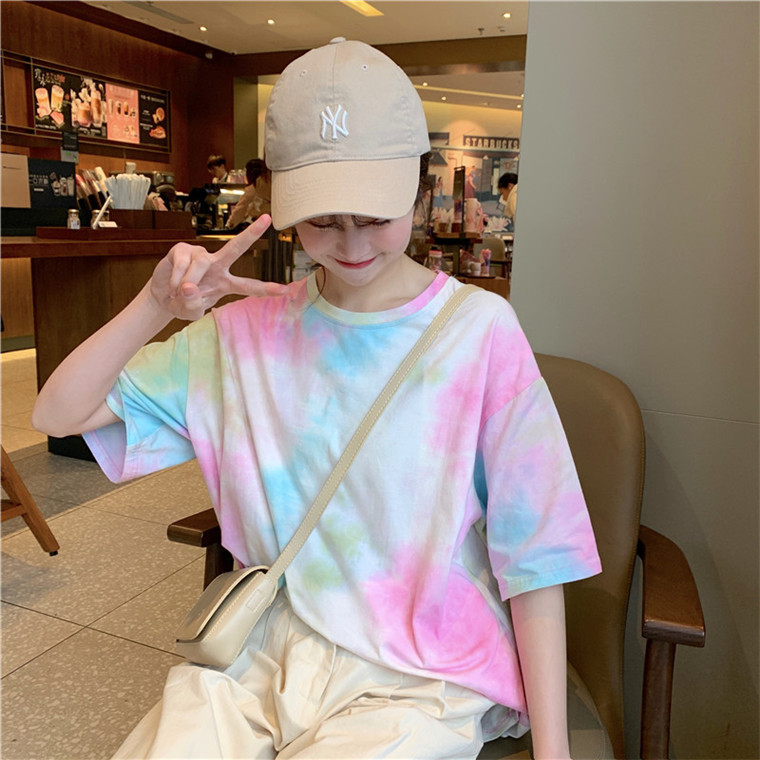 Áo Thun Nữ Ngắn Tay Cổ Tròn Thời Trang